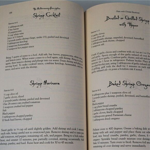 The Mediterranean Prescription Meal Plans Recipes to Help You Stay Slim 2006 HC - Picture 9 of 12